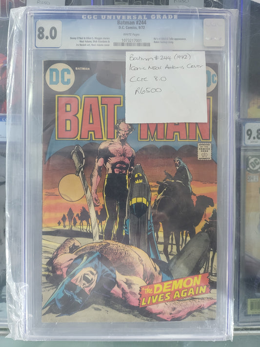 Batman #244 1972 CGC 8.0