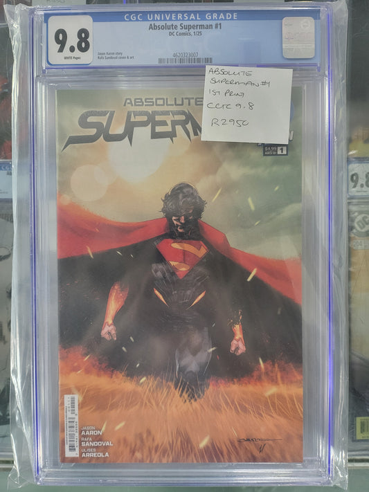 Absolute Superman #1 2025 CGC 9.8