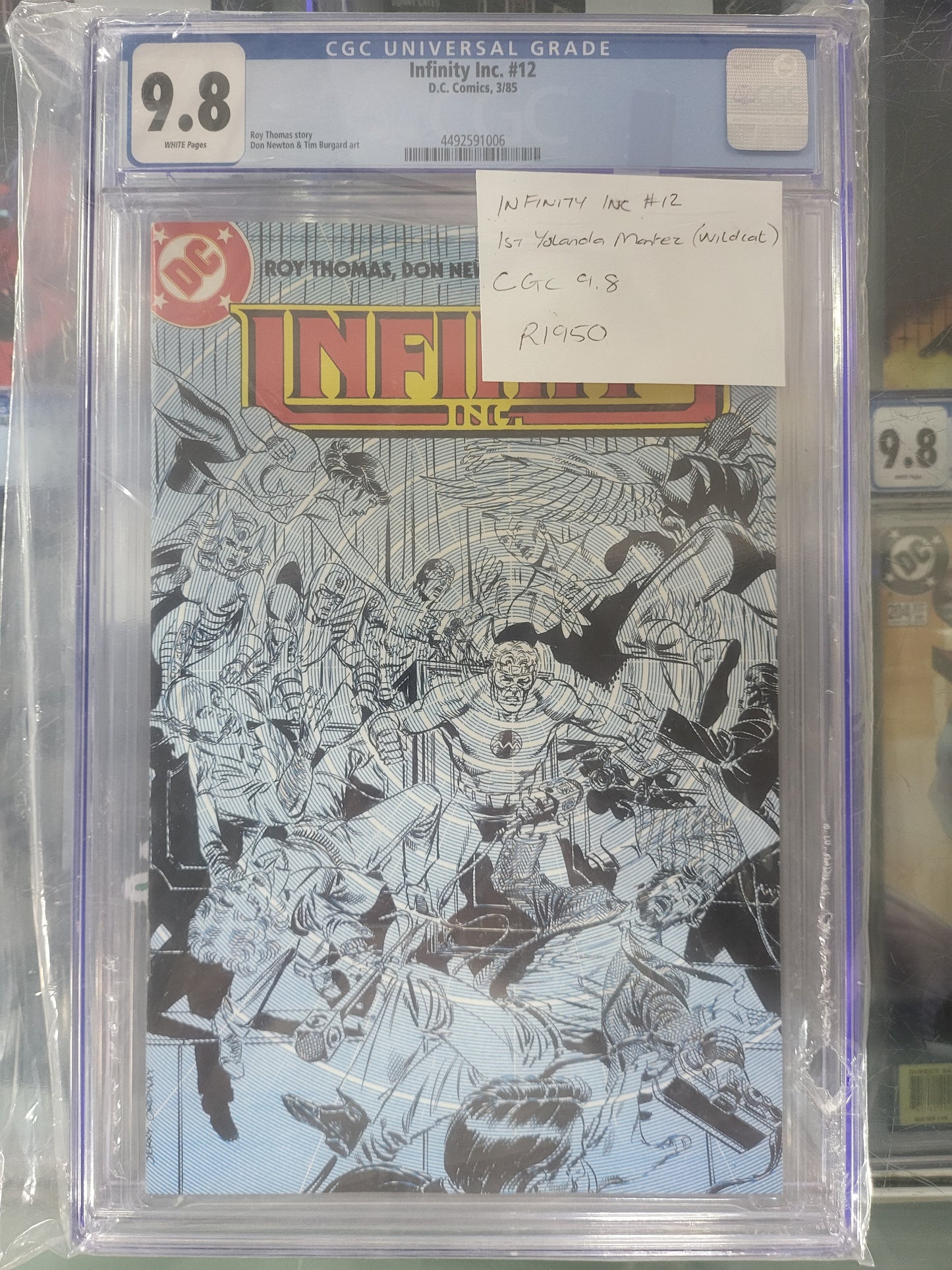 Infinity Inc #12 1985 CGC 9.8