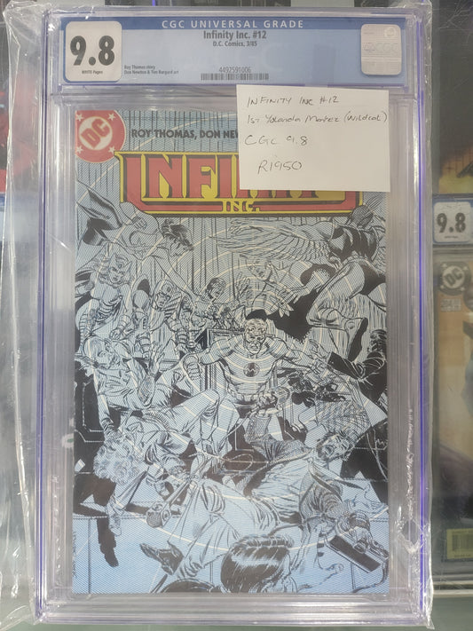 Infinity Inc #12 1985 CGC 9.8