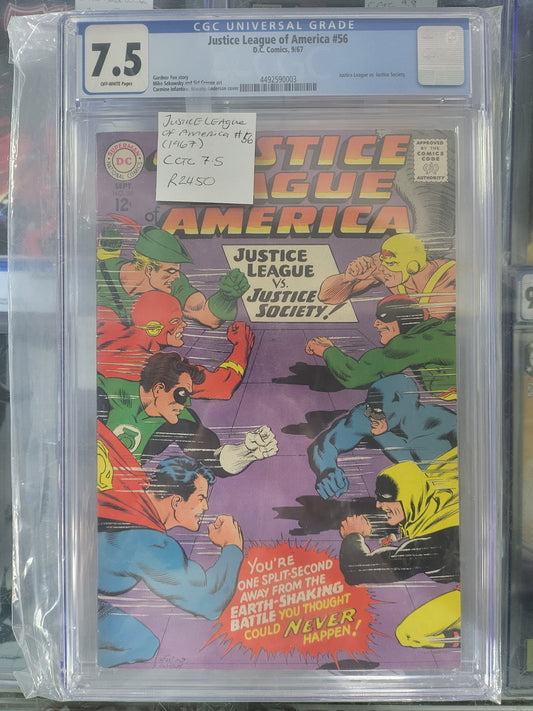 Justice League of America #56 1967 CGC 7.5
