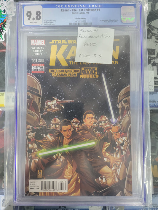 Kanan The Last Padawan #1 2015 CGC 9.8