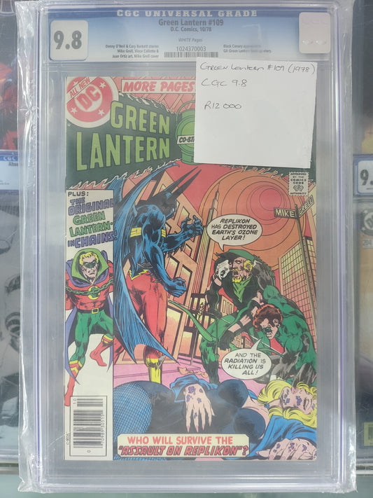 Green Lantern #109 1978 CGC 9.8