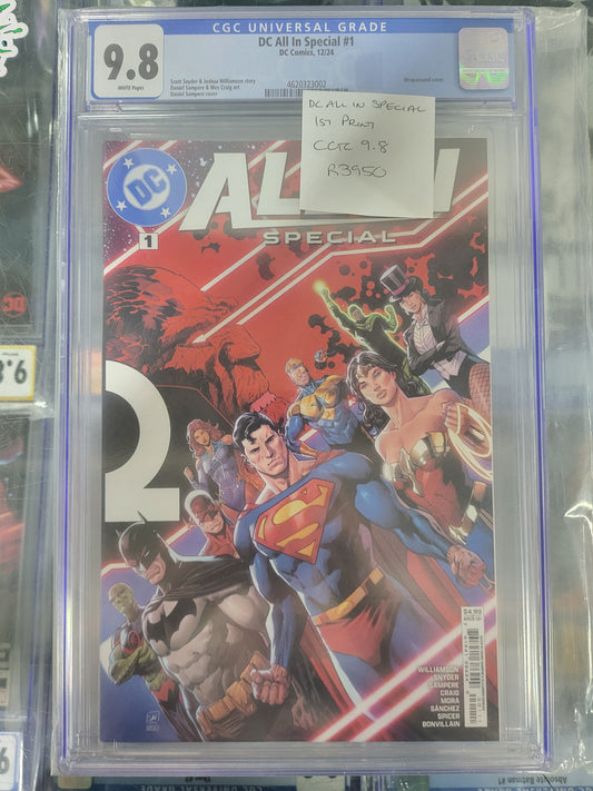 DC All In Special #1 2024 CGC 9.8 First Printing