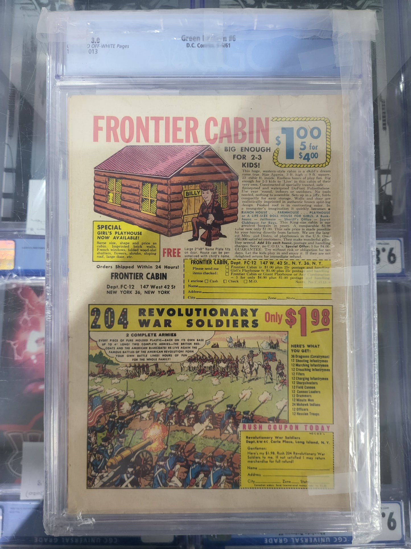 Green Lantern #6 1961 CGC 3.0