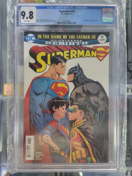 Superman #10 2017 CGC 9.8