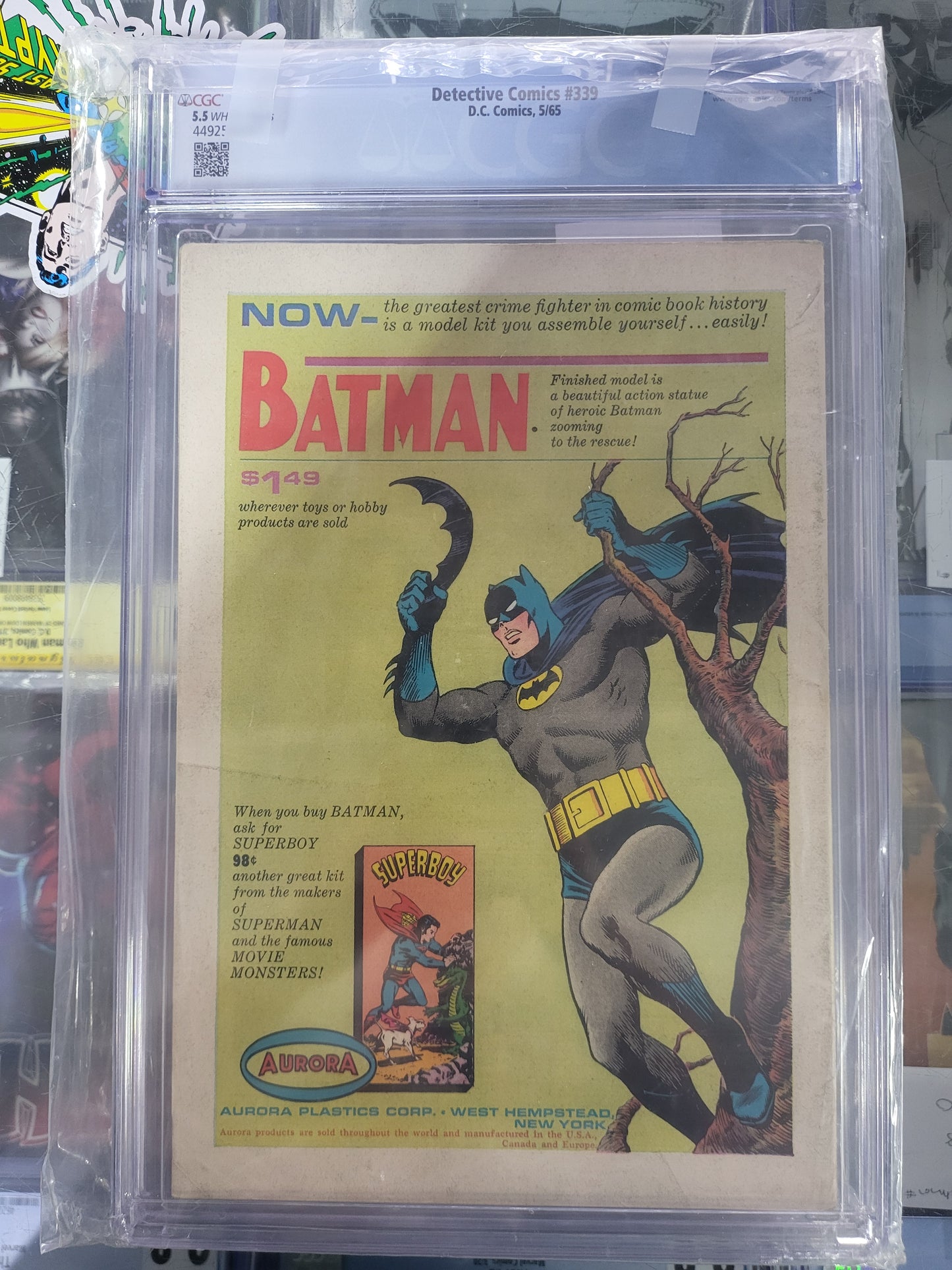 Detective Comics #339 1965 CGC 5.5