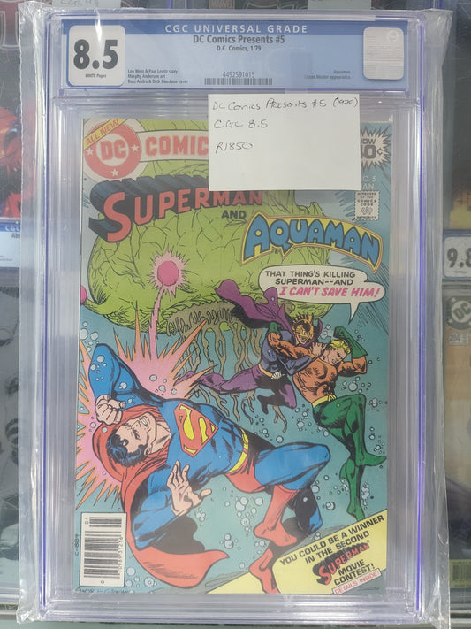 DC Comics Presents #5 1979 CGC 8.5