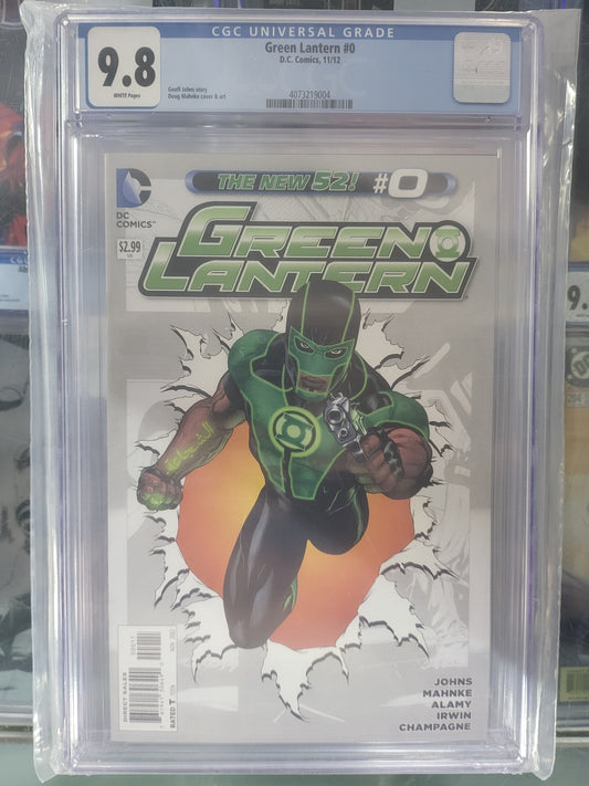 Green Lantern #0 2012 CGC 9.8