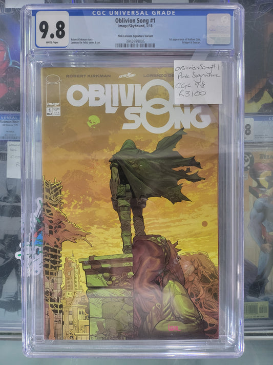 Oblivion Song #1 2018 CGC  9.8
