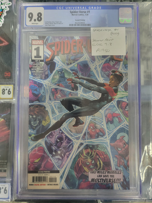 Spider-Verse #1 2020 CGC 9.8 Second Printing