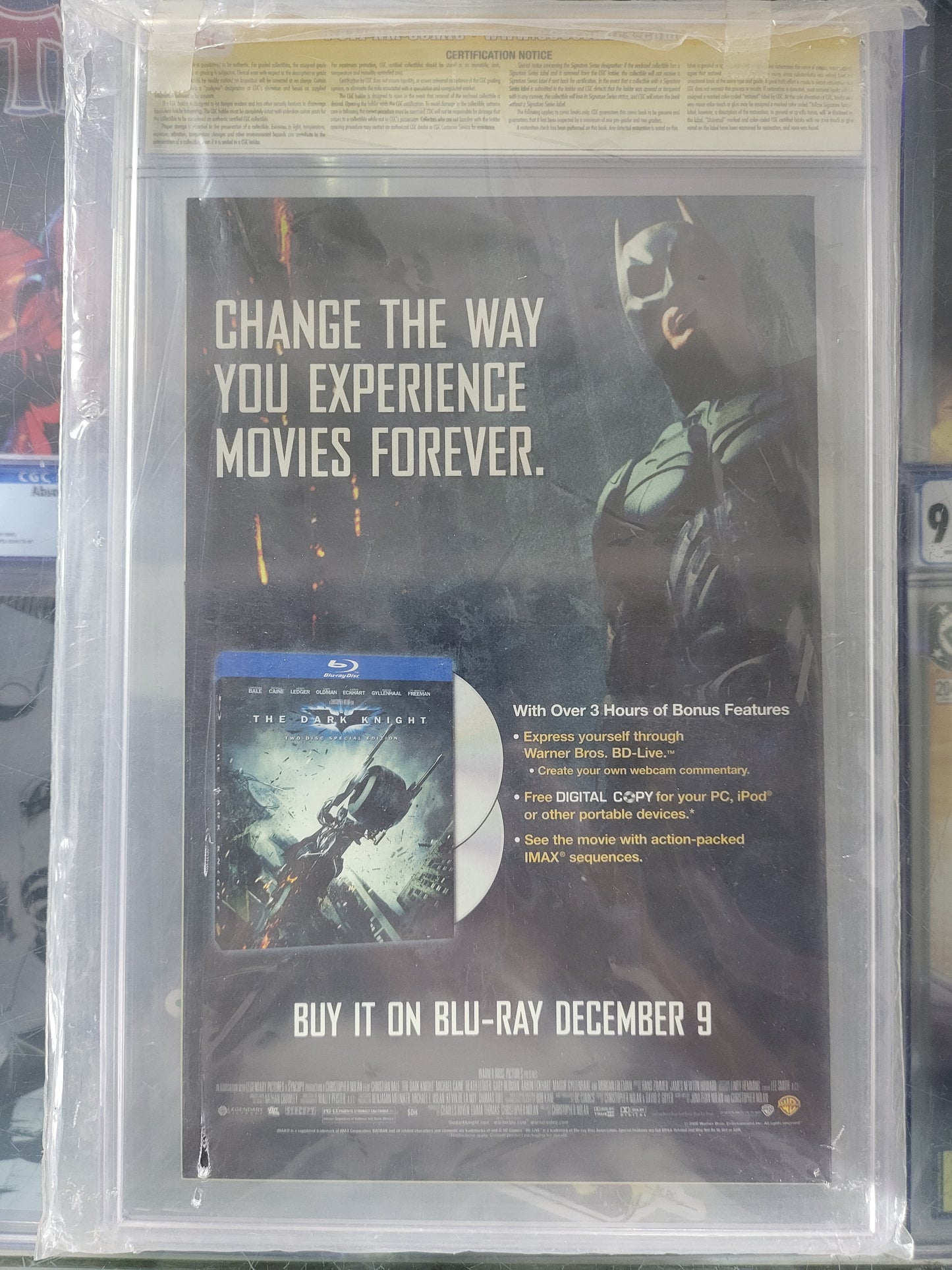 Green Lantern #37 2009 CGC 9.8 Signed by Geoff Johns, Shane Davis and Sandra Hope.