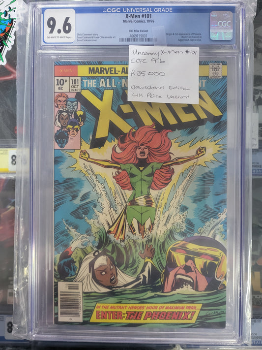 X-Men #101 1976 CGC 9.6 UK Price Variant