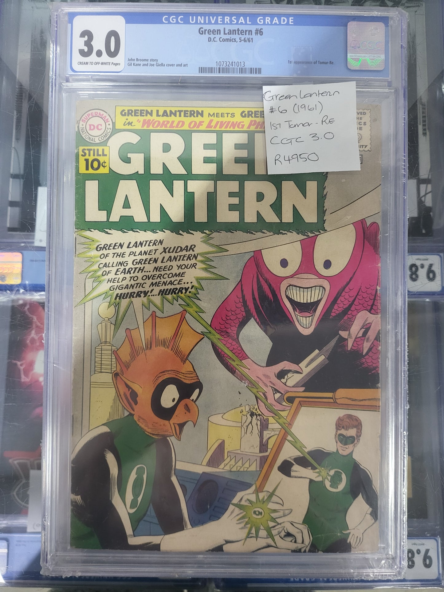 Green Lantern #6 1961 CGC 3.0