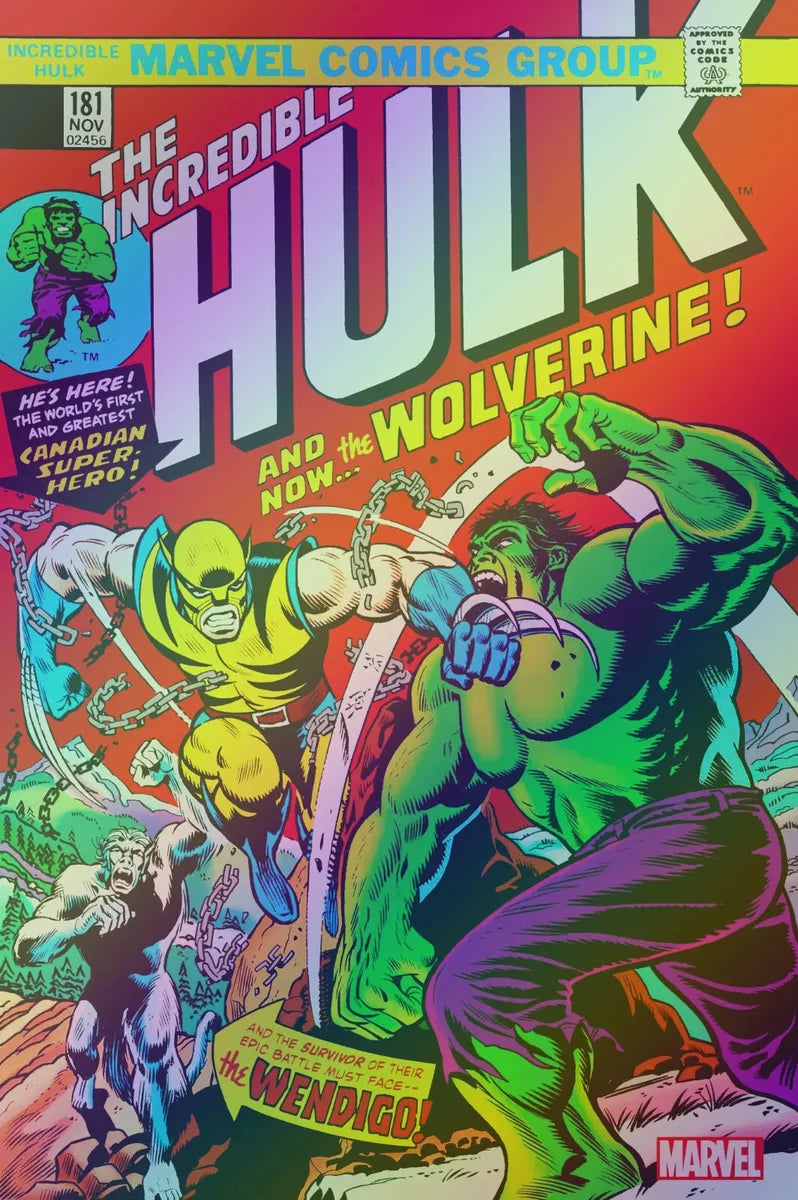 Incredible Hulk 181 Facsimile Foil Edition Comic Book